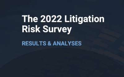 First-of-Its-Kind Risk Assessment Litigation Survey Results Released